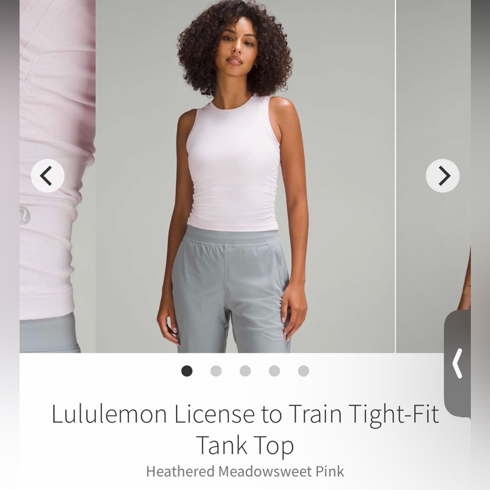 Lululemon Licensed to Train Tank - Size 2